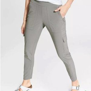 NWT Athleta Chelsea Cargo Pant Light Asphalt 8Tall